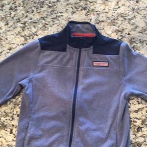 Boys fleece Vineyard Vine jacket in great used condition!